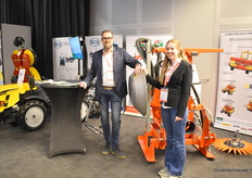 Peter and Lotte Kuijlen of ZHE Trading. They recently became importers of the OLMI leaf blower.