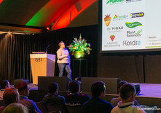 Tanja Vanwalleghem of PC Fruit talking about sustainable botrytis management in raspberries.