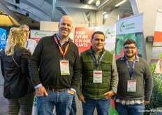 Marc van Gennip of Genson visited by Marco Vaz Gonzalez and Joaquin Flires Feria of the Spanish company Onubafruit.