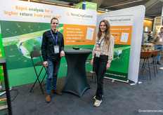 Roy Keunen and Sabine Robben from NovaCrop Control.