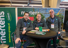 Bart Joosten, Richard Claassen, Rik Lenssen from Mertens.