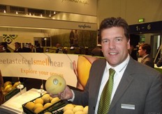 Vincent van Wolferen of Rijk Zwaan with the new galia: Tenorio