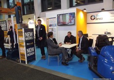 Sjef Loomans and Bas Lagerwerf of Berg Hortimotive in a meeting