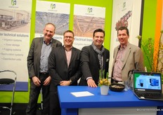 Four times Horticoop: Ronald Sjardijn, Frank Combee, Joost van Rooij and Don Kester. It was Horticoops first time on the fair and it’s been a worthy visit.