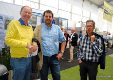Piet Steenbergen, WUR, Cees Kortekaas, Axia Vegetable Seeds and Jan Janse, WUR