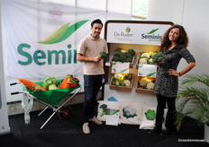 The team with the difficult names: Lotfi Bani and Alisa Shlyuykova of Seminis / De Ruiter