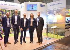 The lighting specialists at the booth of BLV.