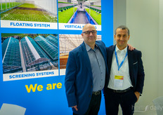 Steen Mortensen from Viemose, with Vittorio Genuardi from Lucchini.