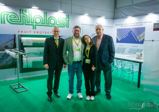 Antonio Chiafullo, Walter Ruggia, Martina Ruggia, and Francesco Ruggio from Retilplast.