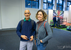 Rottem Cohen and Ciara Yaara Eliestem from the Israeli company Ginegar Plastics.