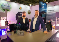 Matthew Grantham and Joost van Rooij from Heliospectra.