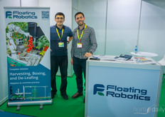 Floating Robotics is in the pre-seed round, raising capital to further scale up their trials and develop their robot. News is coming! In the photo, Salman Faraji and Andres Rodriguez.