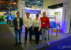 Artem Golovin and Joost Cassee from Freightdog visiting Nigel Wallbridge and Carol Plummer from Vivent.