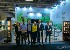 Sofia Zografou, Kostas Tsonakis, and Serge Pas from Ina Plastics are joined by the team from Begrow: Olga Yakymakha, Dmytro Yakymakha, and Kyrylo Gliuza.