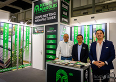 Jorge Gross, Jose Munoz, Enrique Munoz from Textiles Agricolas.