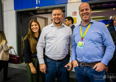 Intercontinental collaboration! Ashly Mellon, John Plece from Nourish Farms, Marc van Gennip from Genson.