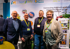 Every year these guys make a quick tour. In the photo: Frans van den Berg - Solutions, Frans Olierook from Voorwinden Group, Maurits Zomer Jr., and Gill van der Drift.