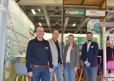 John Vermeulen, Pascal Janzen, and Nicole Gorts from Cogas and Rick Keijsers from Maurice Kassenbouw/Ammerlaan Construction.