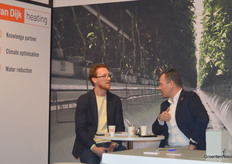 Dirk Aleven from FoodVentures and Ton van Dijk from Van Dijk heating.