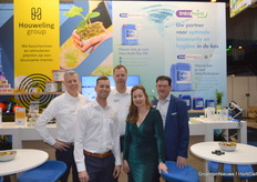 Jaco de Vries, Joost van Santen, Patrick van Scheijndel (Houweling Horticulture), Claudia Weick, and Egbert Bok (Intrahorti) Both companies prioritize sustainability in the sector.