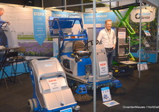 Wouter Steenks. Steenks Service had a lot to present at Horticontact, so ... full stand