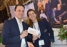 Time for a chat at Van Iperen with one of their growth specialists. Gerard Bok and Kristel Maas. 