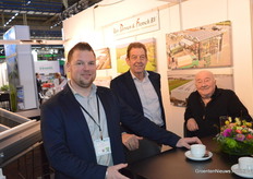Marcel and Ton Frensch and Willem van Dorssen from Van Dorssen & Frensch. Willem likes to bring his wife to visit HortiContact.