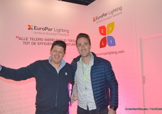 Dennis Janmaat this time in their booth in the photo at EuroPar. Together with Marvin Vollebregt (Combicoop)
