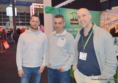 Ruben Voois, Gerard van den Bos (Schermned), and René Burger (Gakon Netafim)