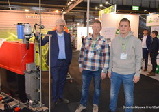 Eric Gerritsma (Holland Green Machine) with Peter and Chris Groenewegen (Kwekerij Alphensebaan bv)