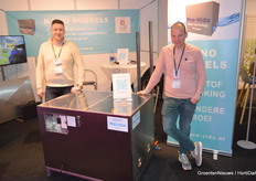 Aquamar with their Provida for nanobubbles. Maarten and Gerard Kramer  