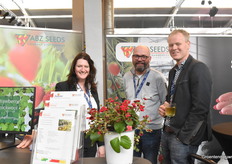Ilona Smith, Robbie Gieslink and Evert Keuken (ABZ Seeds)