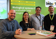 Biobest's international team; Tim Crittenden, Eline Braet, Arno Hellmons and Niall Conboy