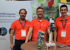 Theo Slaats, Bas ter Brug and Job Slokkermans with Yield Computer. Forcasting made easy