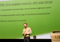 Wouter Mooij (Mooij Gewasbescherming) chose an apt headline for his presentation.