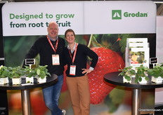 Jurgen Verheyen and Joyce Rasquin with Grodan 