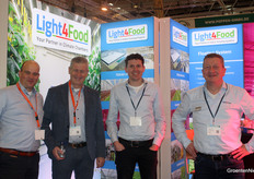 Erik Jansen and Udo van Slooten (Signify/Philips) and Niels Jacobs and René van Haeff (Light4Food)