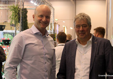 Björn Bunnik (of Bunnik Bromelia and recently Riza Growers) and Eef Zwinkels (DryGair)