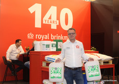 Jan Markus de Jong with the 140-year-old Royal Brinkman family business with own-brand cleaning products.