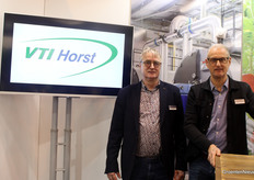 Wim Beckers and Hennie Kosman at the VTI Horst booth