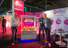 Edwin Streefland, Andrea Szabo and Arthur Kramer of Food Autonomy. The Dutch team has expanded over the past year.