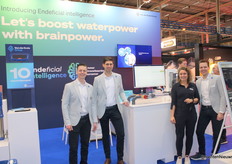 Van der Ende Group with Tim Kreuger, Joey van Leeuwen, Rosalie Gijsbers and Michiel Brockhus. Van der Ende Group introduces Optimyze, a sensor solution for monitoring and optimising pumps and pumping systems. With Optimyze, users have instant 24/7 insight into the condition of their installations and can quickly respond to deviations.