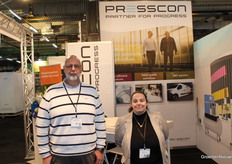 Robert Vink and Daniella Hanemaayer of Presscon