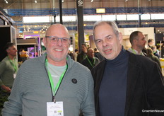 Willem Kuijvenhoven (Weterings Machinery) and Peter Post (Gartenbau Versicherung)