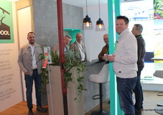 View into the booth of TC van den Dool