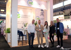 Aad Wissenburg, John Torenstra, Charmaine Torenstra, Kayleigh Koot and Gary van der Linden (HS Horticulture Service)