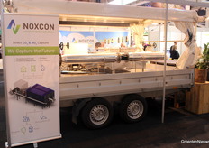Noxcon's mobile plant for capturing CO2 from exhaust gases or the air was also present again. It is a pilot setup. The advantage of their solution is that CO2 from the CHP can be captured and stored at any time, making CO2 dosing no longer dependent on the CHP.