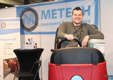 Wim van Ommeren (Metech). Metech Sweepers & Scrubbers was at HortiContact for the first time.