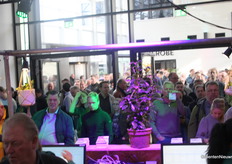 Queues for the entrance to the fair on Wednesday. It became the busiest day.