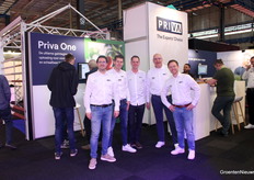 Team Priva at Wednesday's start.